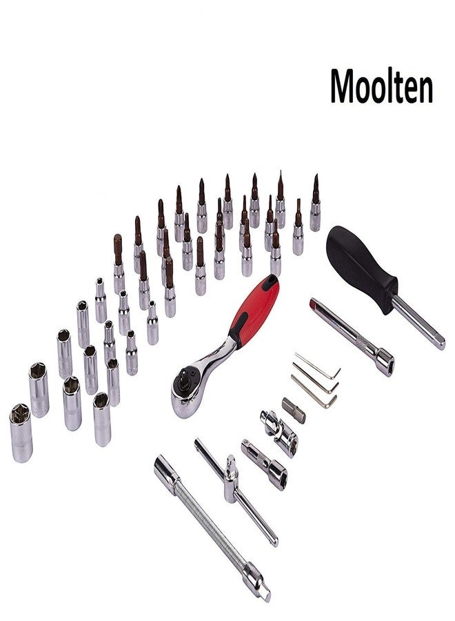 Moolten 46 In 1 Pcs Wrench Tool Kit & Screwdriver And Socket Set, Best Material - Image 3